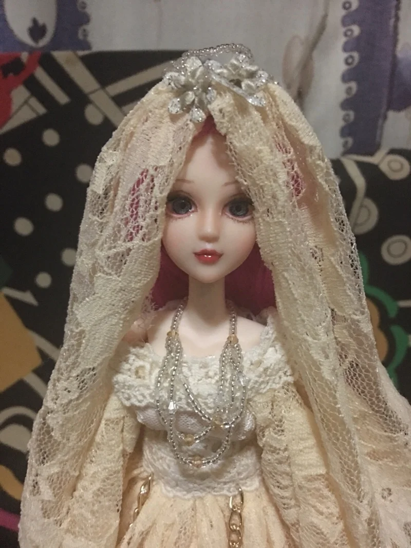 T02-X506 Blyth st Одежда для кукол 1/3 1/4 bjd 1/6 аксессуары для кукол кружевное платье с одним вырезом черный, желтый, белый цвет 1 шт