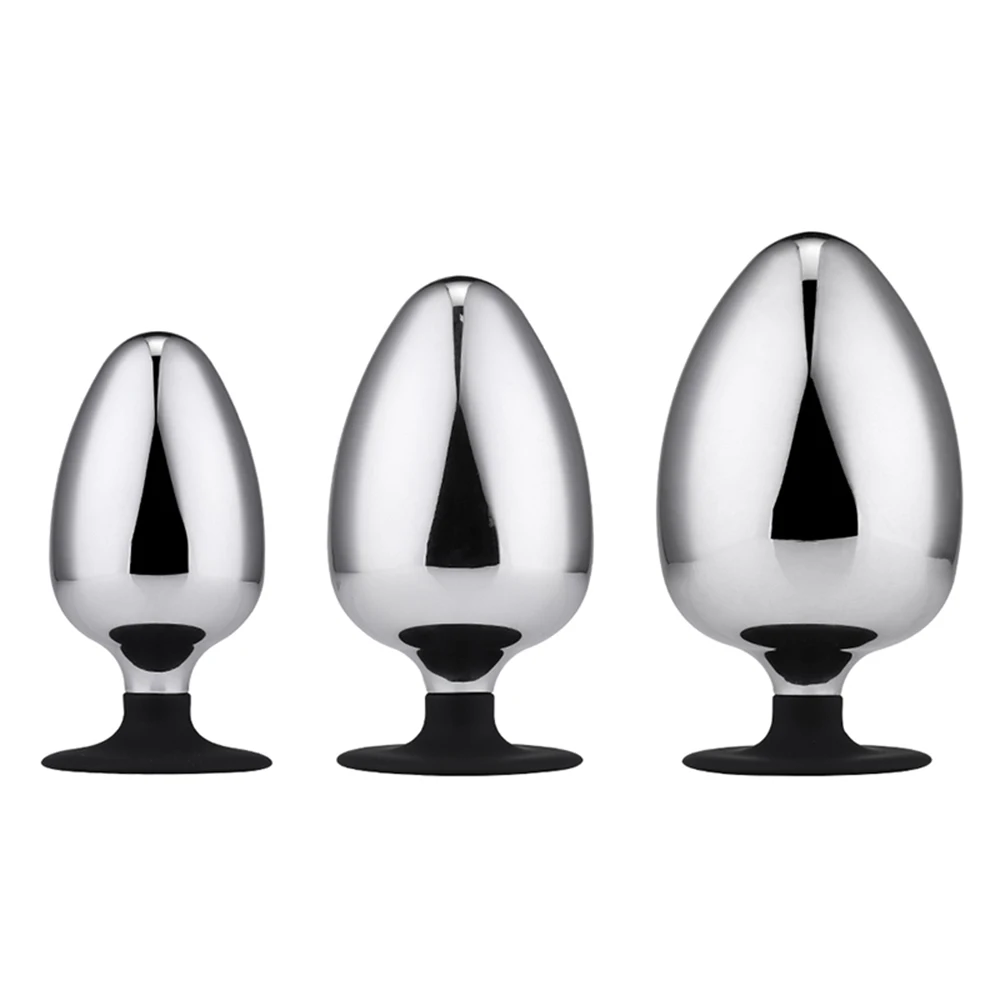 60/70/80mm Huge Metal Butt Plug Big Anal Anus Expander Dilatador Prostate Massager Male Masturbation Sex Toys For Men |