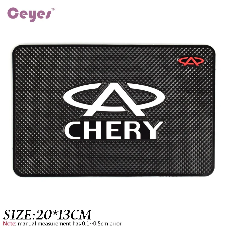 Ceyes авто-Стайлинг значок для коврика эмблемы чехол Chery Tiggo 5 2014-2015 Fulwin A1 A3 QQ