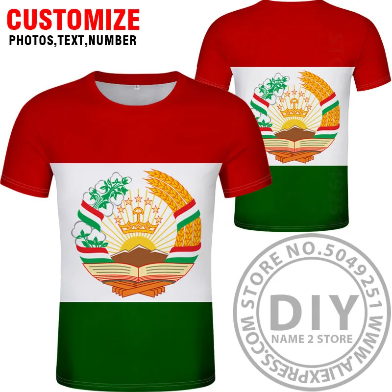 Style 4 Футболка «TAJIKISTAN», сделай сам,, на заказ, с именем, номером tjk, футболка с национальным флагом, tj, футболка с фотографией, с принтом, с текстом, одежда для 0 - Цвет: Style 4