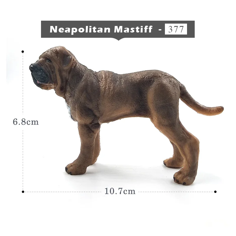 Neapolitan Mastiff Далматинский бультерьер Лабрадор фигурка собаки животное модель бонсай для домашнего декора миниатюрное украшение для сада в виде Феи современные аксессуары - Цвет: Neapolitan Mastiff