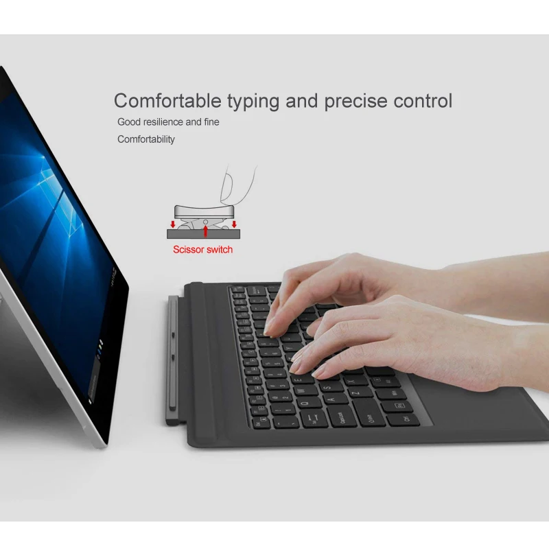 Bluetooth клавиатура с для microsoft Surface Pro 6/Pro 5/Pro 4/Pro 3, тонкий беспроводной чехол Bluetooth клавиатура с трекпадом