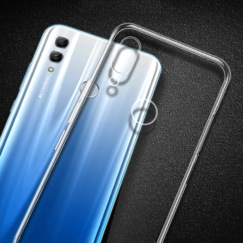 Тонкий прозрачный чехол для huawei Honor 8X Мягкий ТПУ силиконовый защитный 8x Max