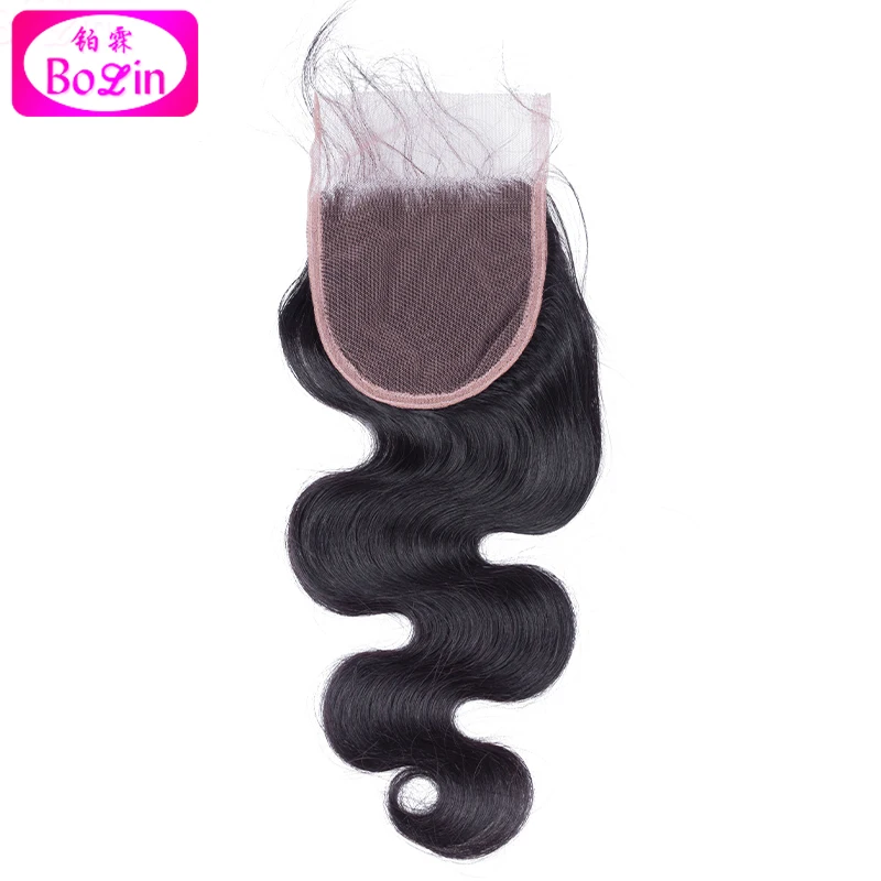 2016 Моды Волна 100% Человеческих Девственница Перуанский Закрытие (4*4) закрытия