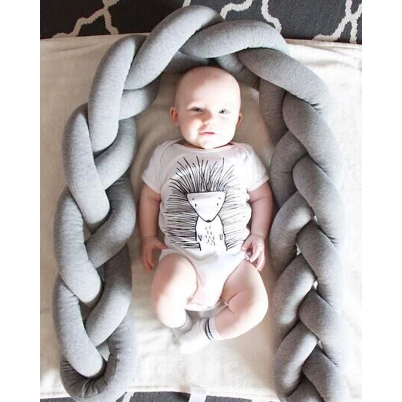 Тур де ЛИТ tresse bebe кровать бампер узел мяч ребенок спокойный сон Кукла Детская декорация Колыбель для новорожденных Подушка babybett