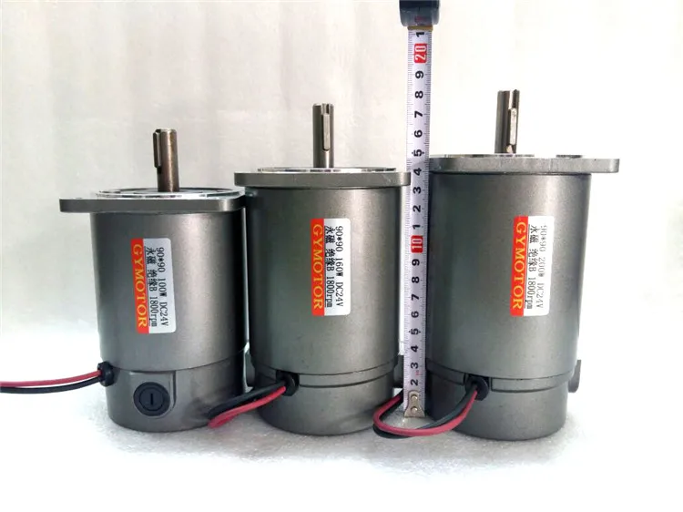 300 Вт DC12V 24 В 220 1800 об/мин 2800 3600 DC высокоскоростной двигатель большой крутящий