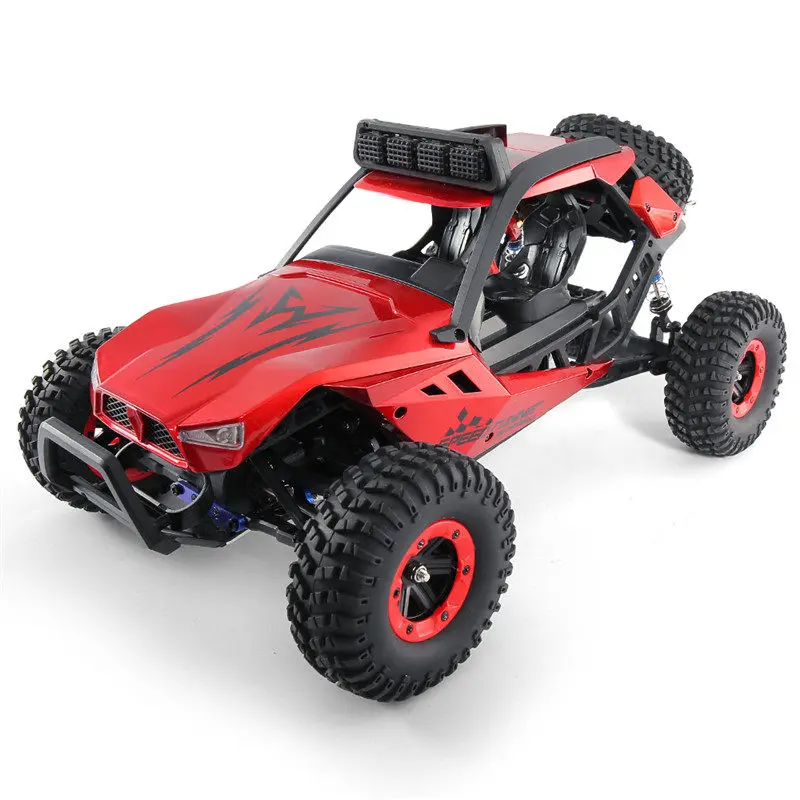 Синий и красный цвета JJRC Q46 пульт дистанционного управления автомобиля 1/12 2,4G 4CH высокая скорость внедорожника Buggy Crawler 45 км/ч RC Crashworthy модель автомобиля