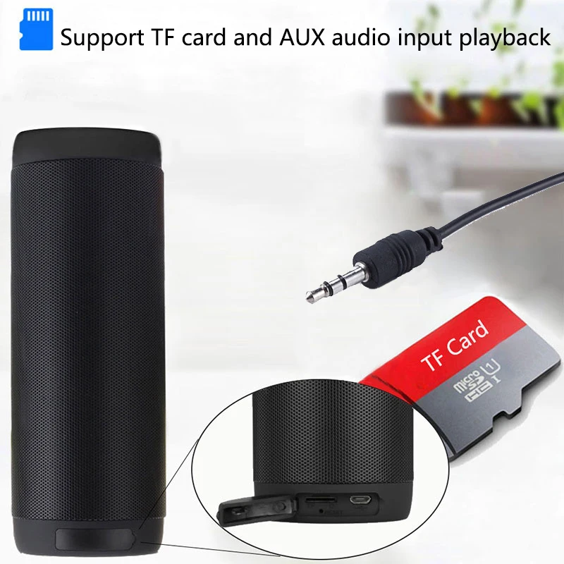 Стерео Bluetooth динамик водонепроницаемый/беспроводной/музыка/мини портативный динамик для телефона компьютерные колонки Bluetooth Сабвуфер колонка