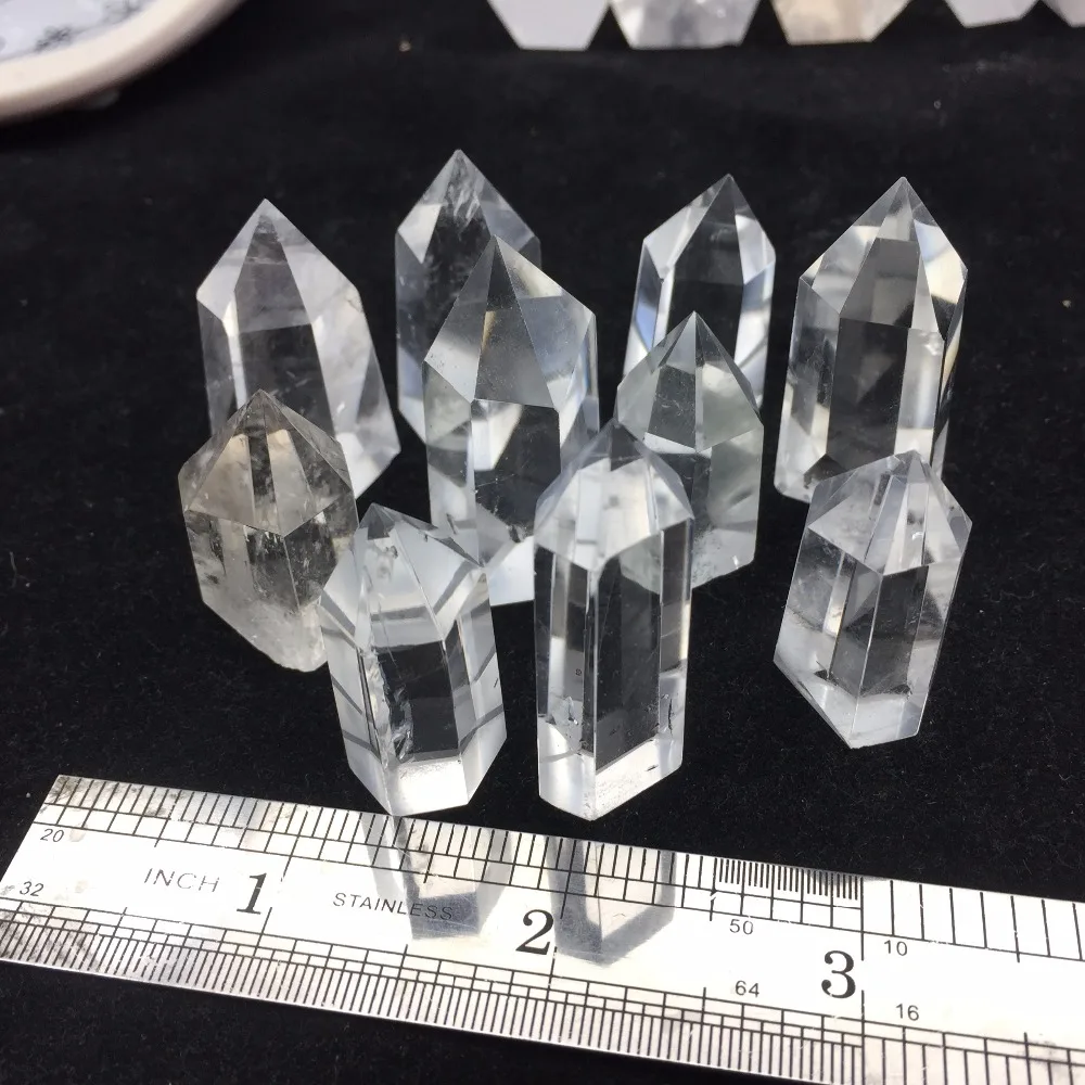 AAA + очень прозрачный кварцовый заживляющий одноточечный рейки палочка 10 шт. в