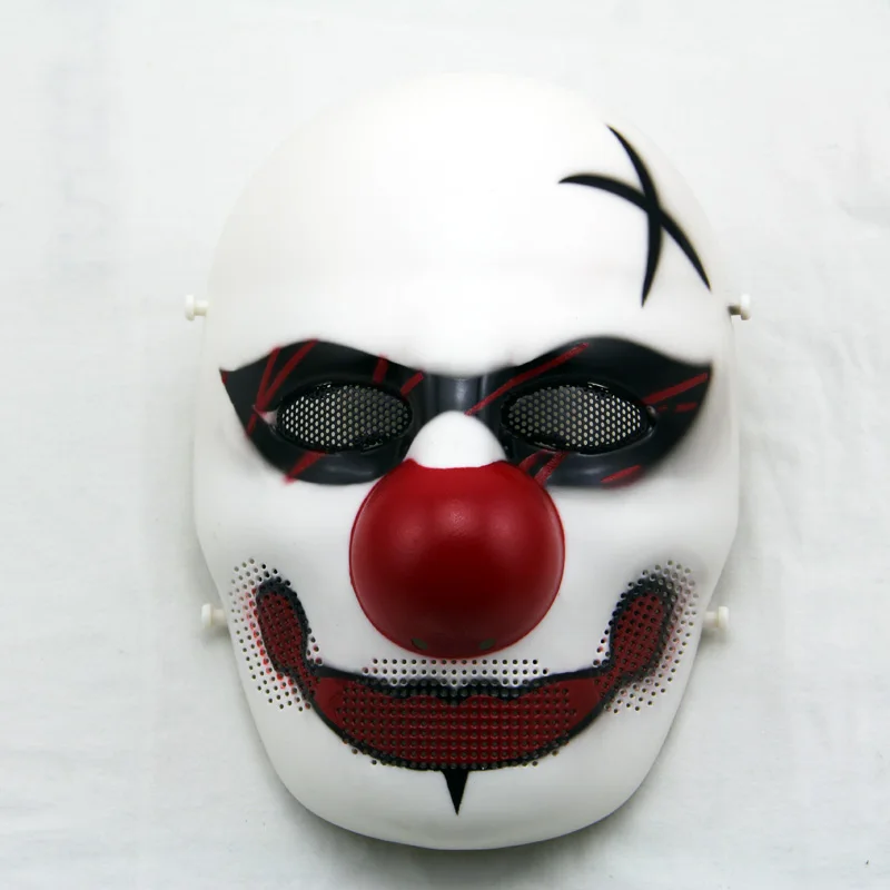 Skull-1 ZJZ08 клоун череп проволочная сетка Джокер тактический для страйкбола и пейнтбола полная защитная маска для лица Хэллоуин вечерние военные Боевая маска - Цвет: Skull-1
