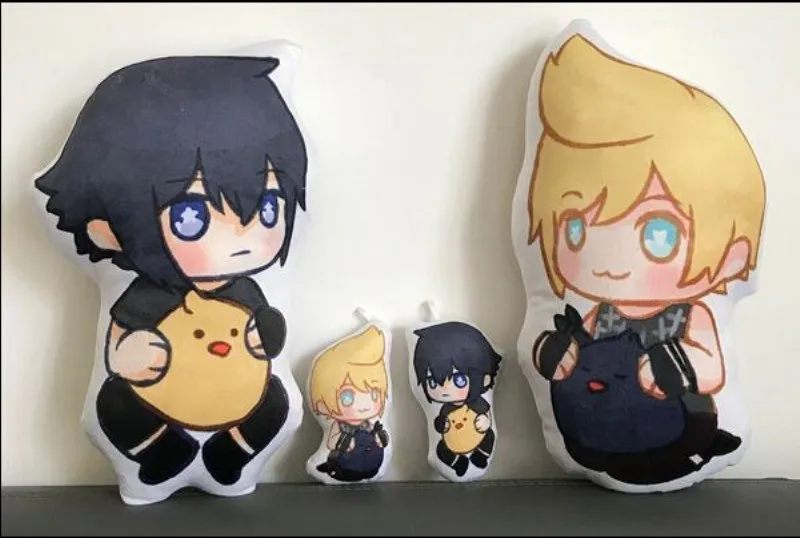 Final Fantasy XV FF15 Noctis Noct Prompto кукла плюшевый брелок игрушка подушка Милая подвеска