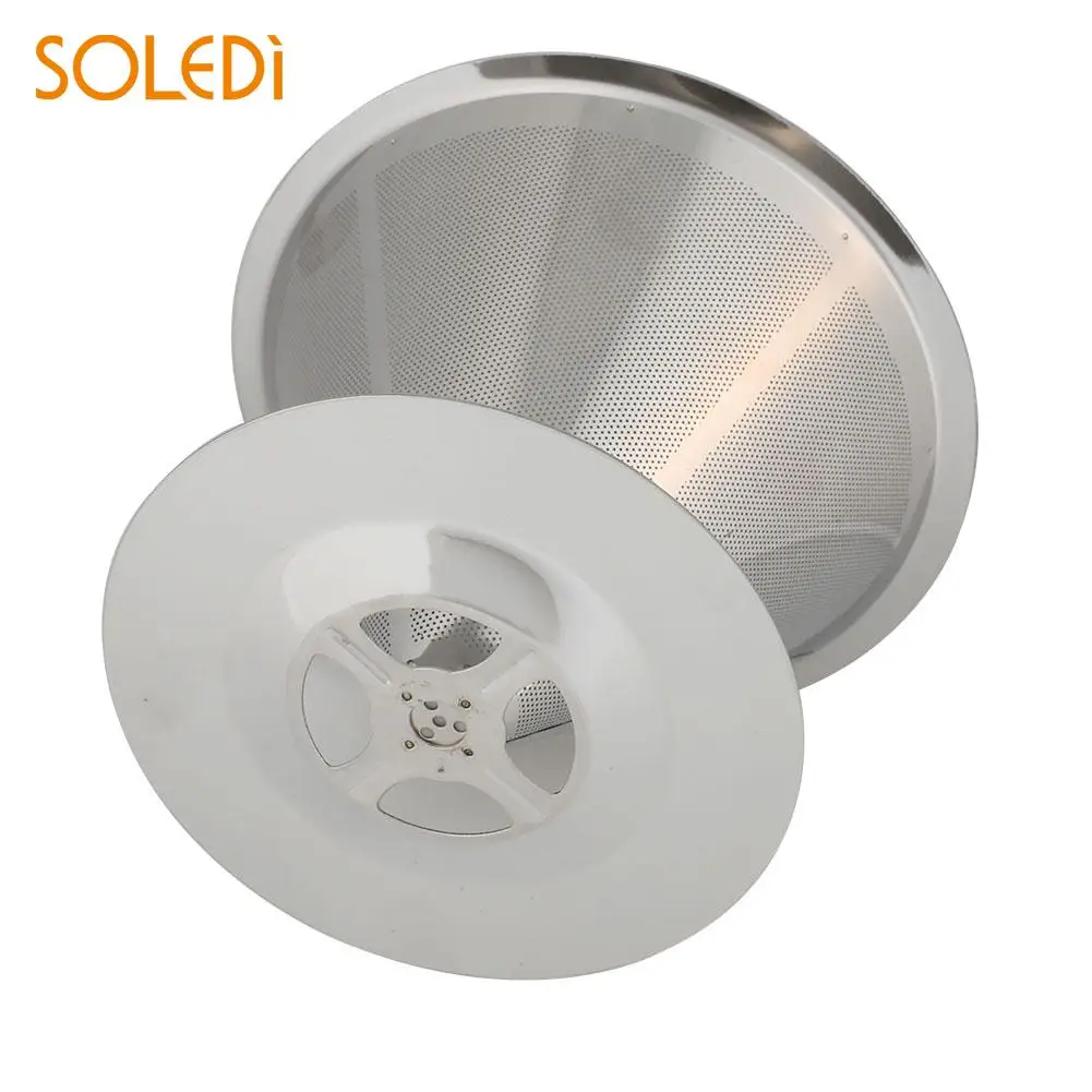 SOLEDI 115 мм/125 мм двухслойный фильтр-капельница для кофе для домашней кухни, посуда для напитков, фильтр для кофе