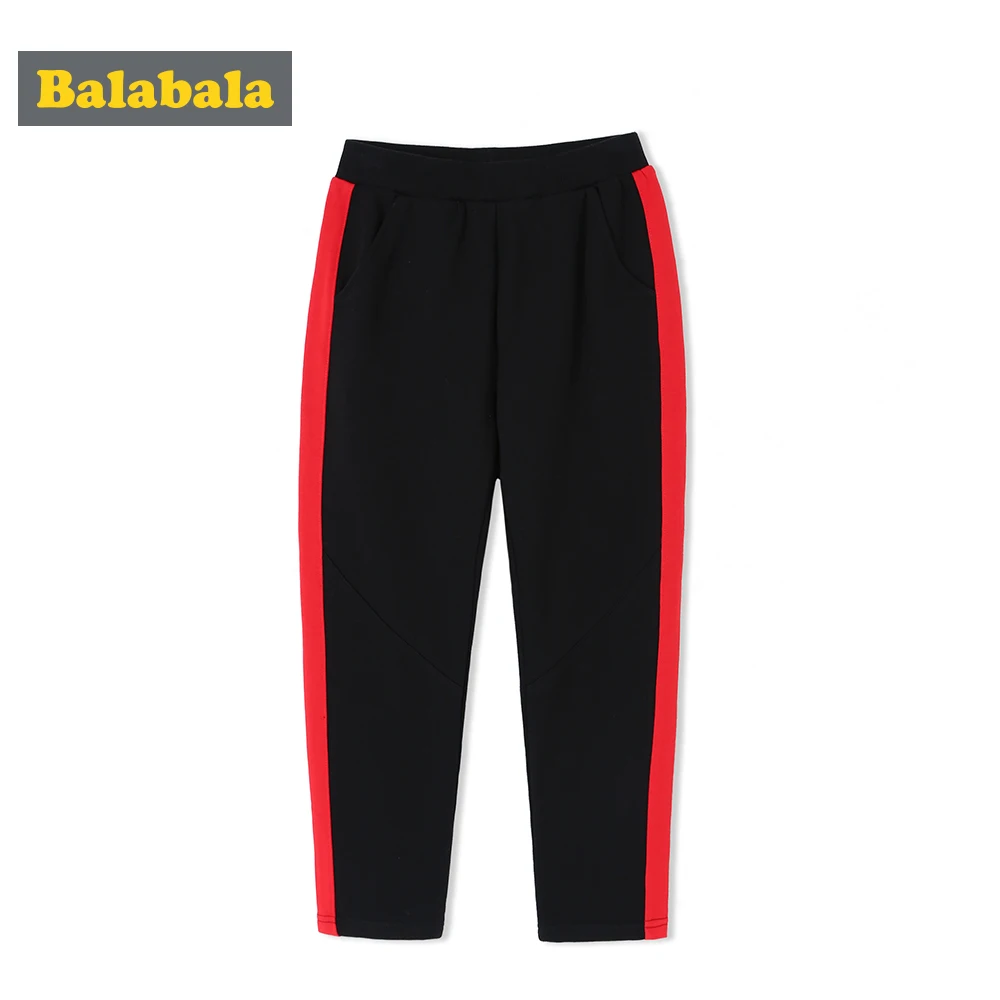 Мягкие хлопковые спортивные штаны Balabala с полосками по бокам для
