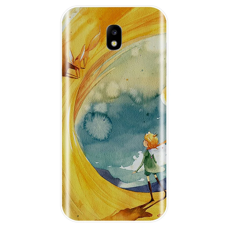 Чехол для телефона из ТПУ с изображением Маленького принца и лисы Samsung Galaxy J3 J4 J6 J8