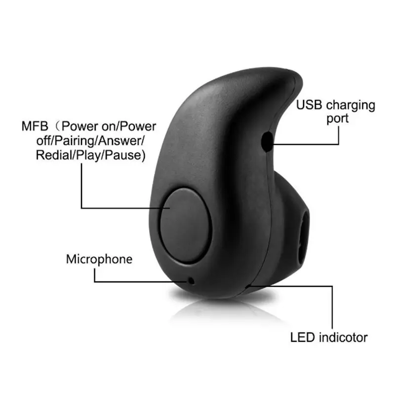 S530 comma беспроводные Bluetooth наушники мини кнопки невидимые маленькие музыкальные в