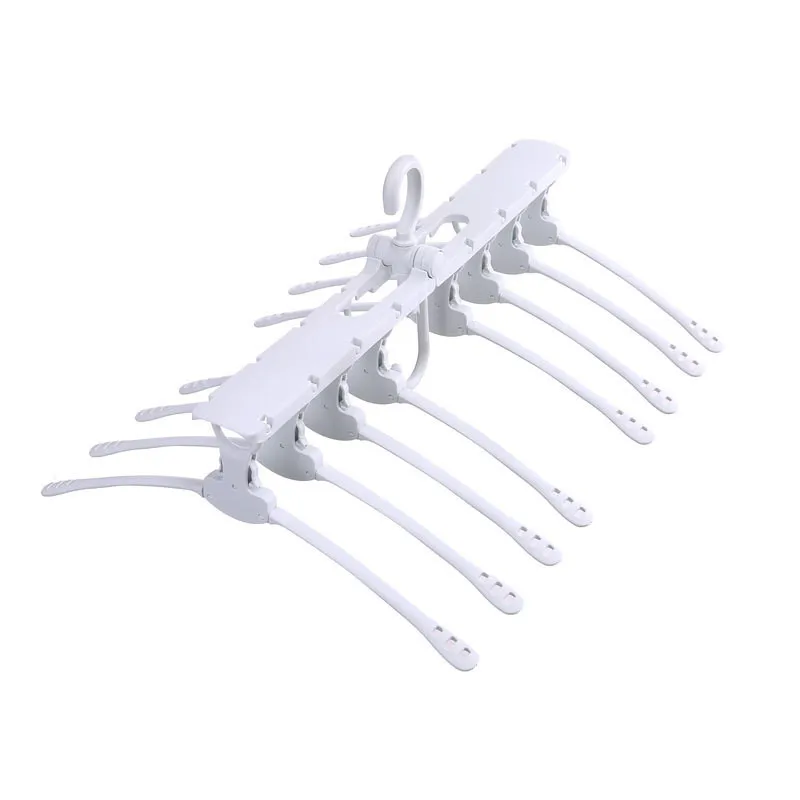 Многослойная складная вешалка для одежды Многофункциональная Пластиковая