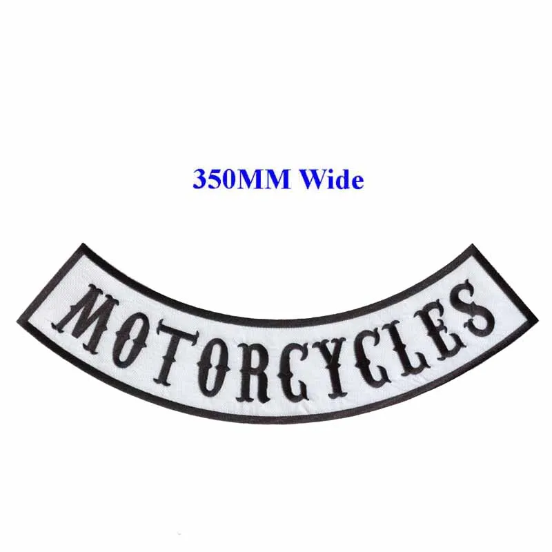 Мотоциклы для байкеров патчи с вышивкой утюжок длинных задних курток одежда