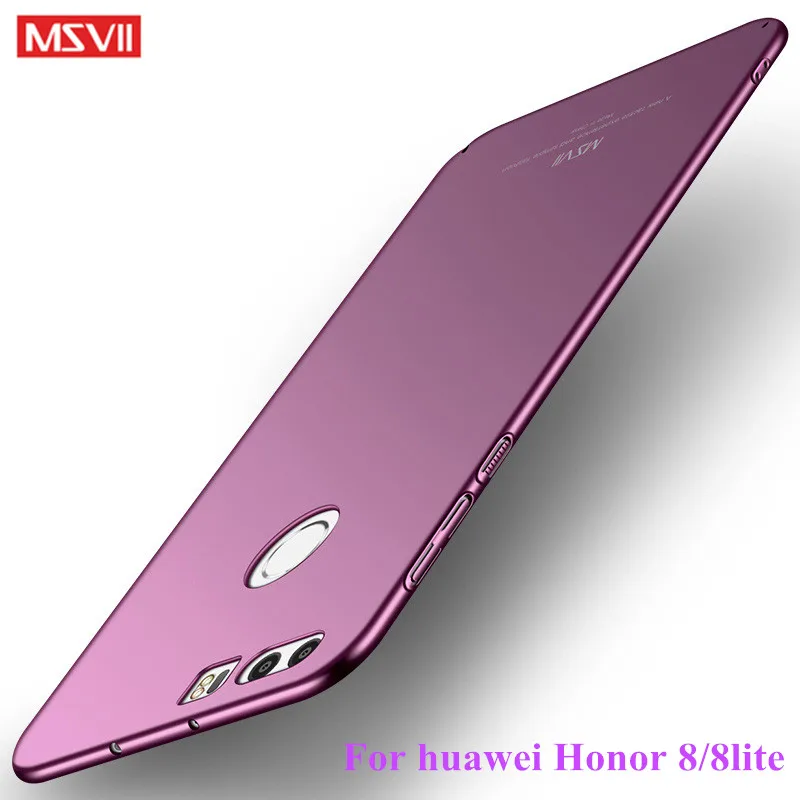 Роскошный чехол MSVII для huawei honor 8 lite с полной защитой жесткая стильная задняя