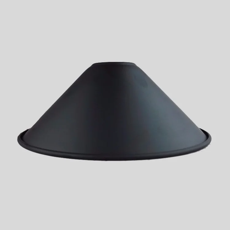 iron black lamp shade D220mm*H85mm E27 lampshade DIY light edison | Освещение