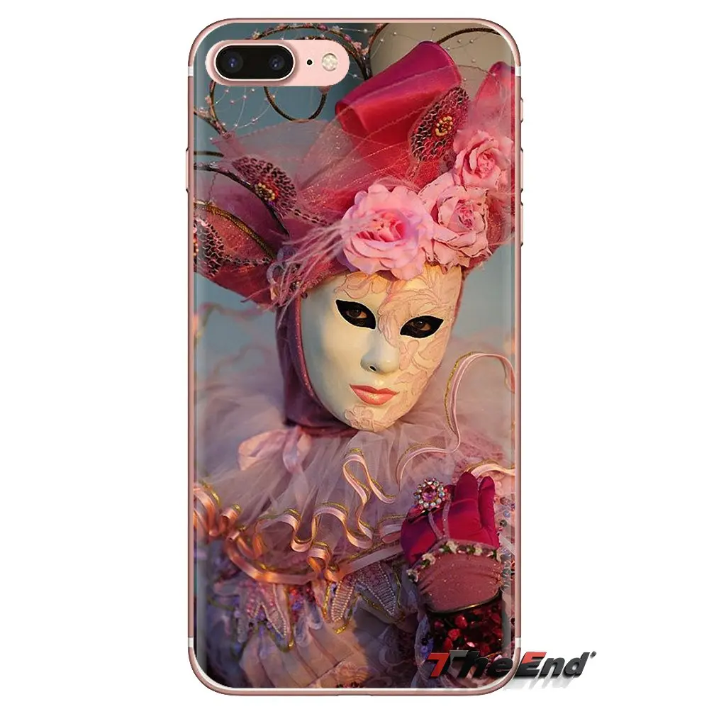 Для Samsung Galaxy S3 S4 S5 Mini S6 S7 Edge S8 S9 S10 Plus Note 3 4 5 8 9 потрясающая маска Венеция карнавал