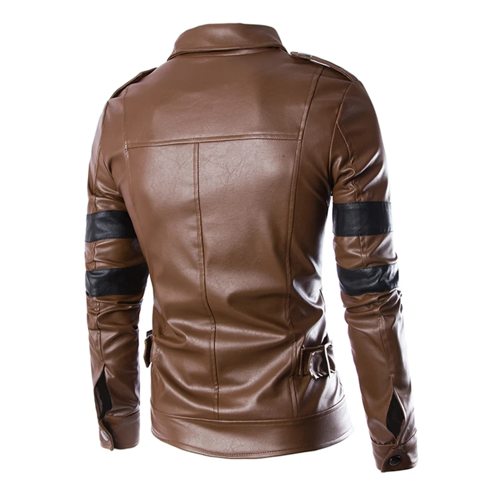 HEROBIKER мотоциклетная куртка мужская мотоциклетная ретро куртка из искусственной кожи для верховой езды теплая Классическая Повседневная байкерская куртка из искусственной кожи