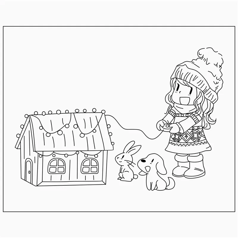 Transparent Clear Silicone Stamps for DIY Scrapbooking Card Making diy photo Roller album Decorative cartoon pictures | Канцтовары для