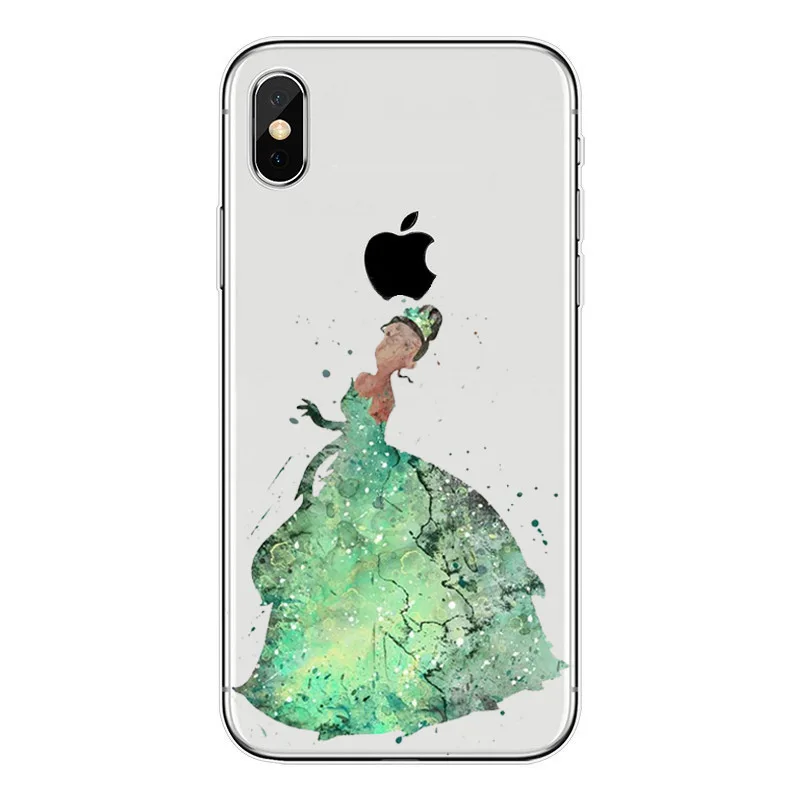 Прозрачный мягкий чехол из ТПУ для iPhone X 10 8 7 6 6S Plus SE 5S Queen силиконовый |