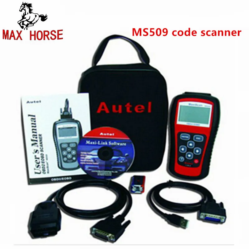 Бесплатная доставка autel MaxiScan MS509 сканер для бортовой диагностики OBD2 штрих-код