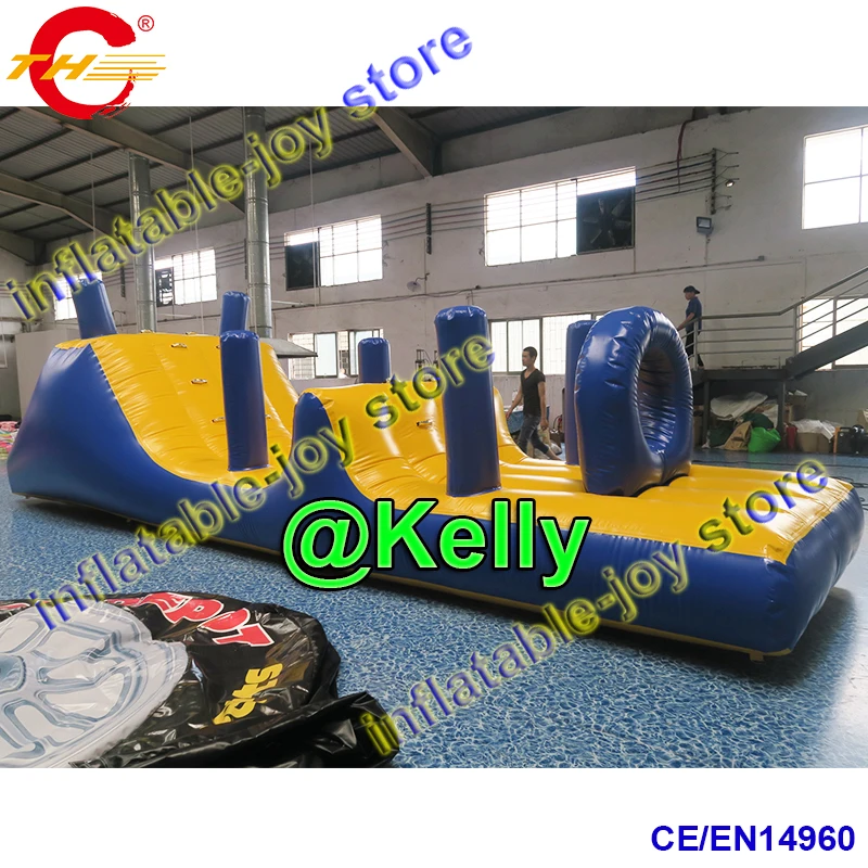 Бесплатная воздушная доставка Воздушная надувная водная полоса препятствий