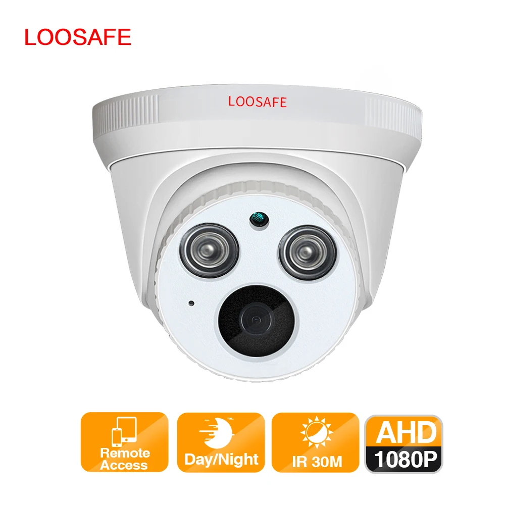 Купольная камера Loosafe для домашнего видеонаблюдения аналоговая высокого