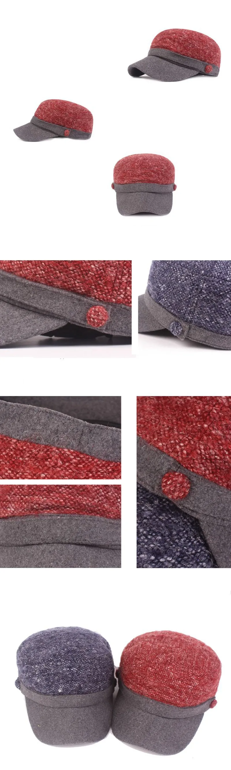 SILOQIN Snapback плоская кепка для женщин толстые теплые армейские военные шапки женская зимняя шапка Повседневная Студенческая Кепка для девочек Новинка