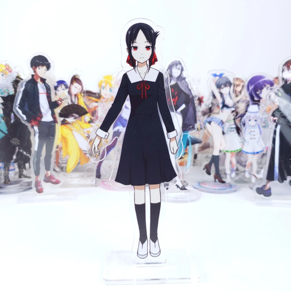Аниме Kaguya sama: Love Is War Shinomiya Chika Fujiwara Косплей двухсторонняя фигурка на акриловой