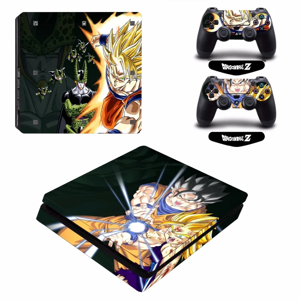 Виниловый чехол ARRKEO Dragon Ball Z Super Goku наклейка тонкая на кожу для Sony PS4 PlayStation 4