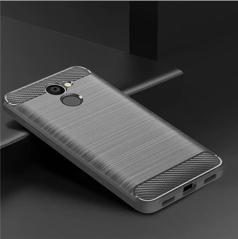 Силиконовый бампер huawei Y7 Prime мягкий чехол для телефона из углеродного волокна крышка для huawei Y7 Prime TRT-L21 TRT-L53 TRT-L21A задняя крышка