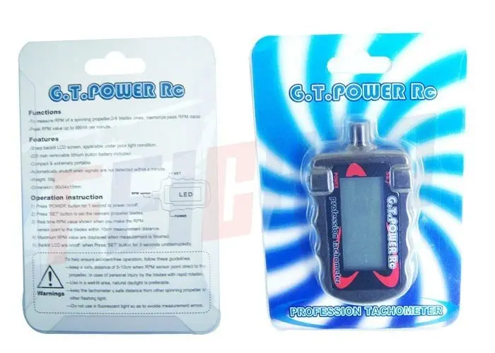 G.T.Power Радиоуправляемый скоростной измерительный прибор с велометром