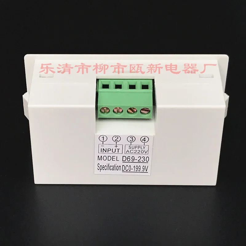 DYKB AC 220V POWER DC 600V 200V 20V Синий ЖК цифровой вольтметр 12v 24v 36v 72v 120v 200v|Аксессуары для