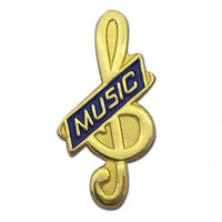 high quality custom anti mite detail metal pin low price music metal badge