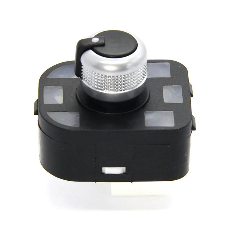 1x Хром Боковая дверь зеркало Управление переключатель кнопка ручка со складной