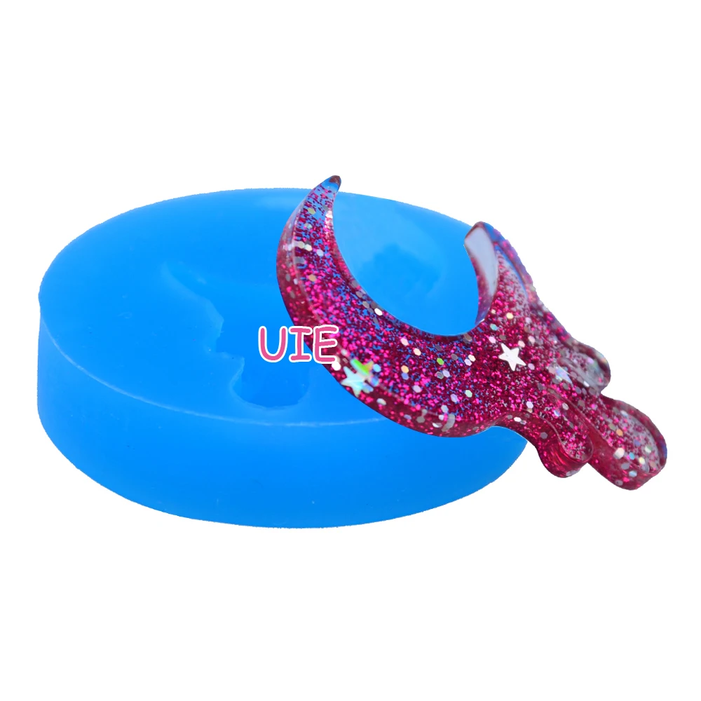 PYL590U 39 1 мм Drippy Luna силиконовая форма-полумесяц Форма Луна помадка Sugarcraft DIY ручная