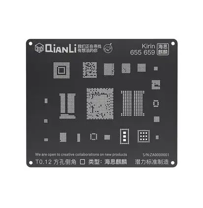 QIANLI iBlack 3D BGA трафарет MTK6582 MSM8917 2AA/8937/8953 1AB/B01-AB/8940 1AA/8916/8909/8939/8996 SDM636/660 Шаблон трафарет для законсервированное растение