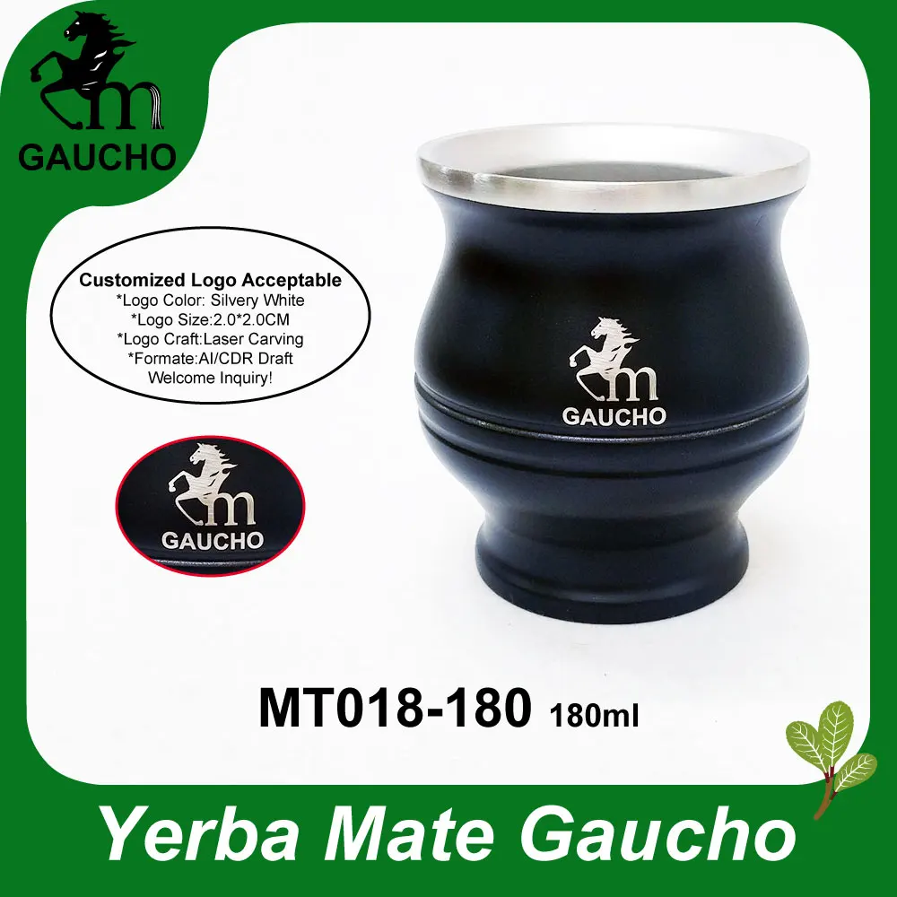 120 шт./лот нежный Аргентина мате металла в форме тыквы многоразовый теплый