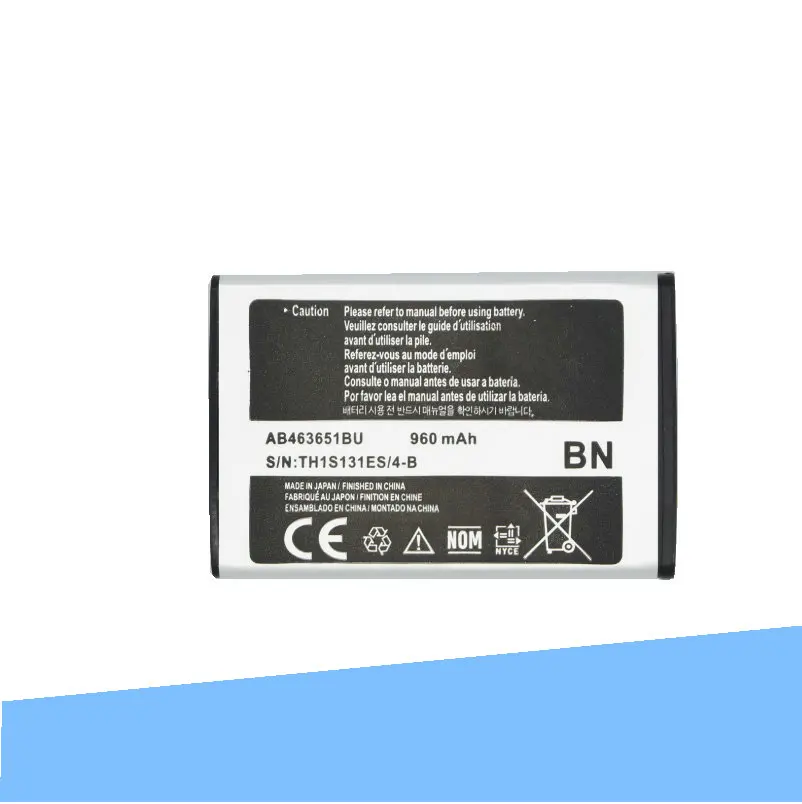 Аккумулятор и зарядное устройство iSkyamS 2x960 мАч AB463651BU для Samsung S3650 S5600 S5610 S5630C S5560C C3370