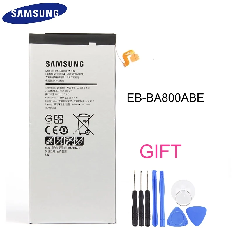 Оригинальная запасная батарея для Samsung GALAXY A8 2015 A8000 A800F A800S A800YZ|Аккумуляторы