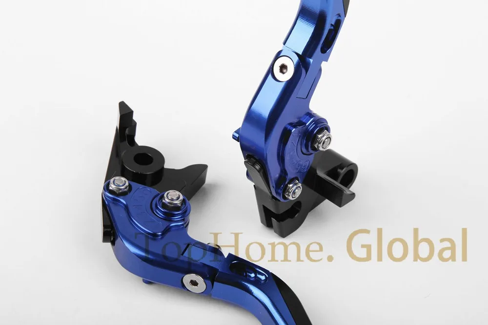Складные и Выдвижные сцепные рычаги с ЧПУ для Triumph Sprint ST/ABS 2005 2010 Blue/Black2006 2007 2008