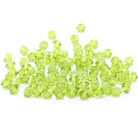 grass green 4mm 100pc glamour crystal beads austria crystal bicone beads 5301 loose crystal beads crafts jewelry s 60