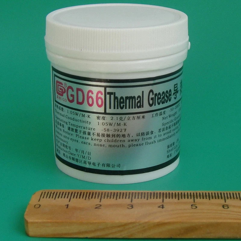 GD бренд Термопаста Соединение GD66 Теплопроводящая силиконовая смазка 3 шт. вес