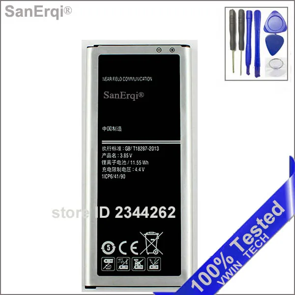 

SanErqi EB-BN915BBE for Samsung Note Edge battery Li-ion battery replacement 3000mAh