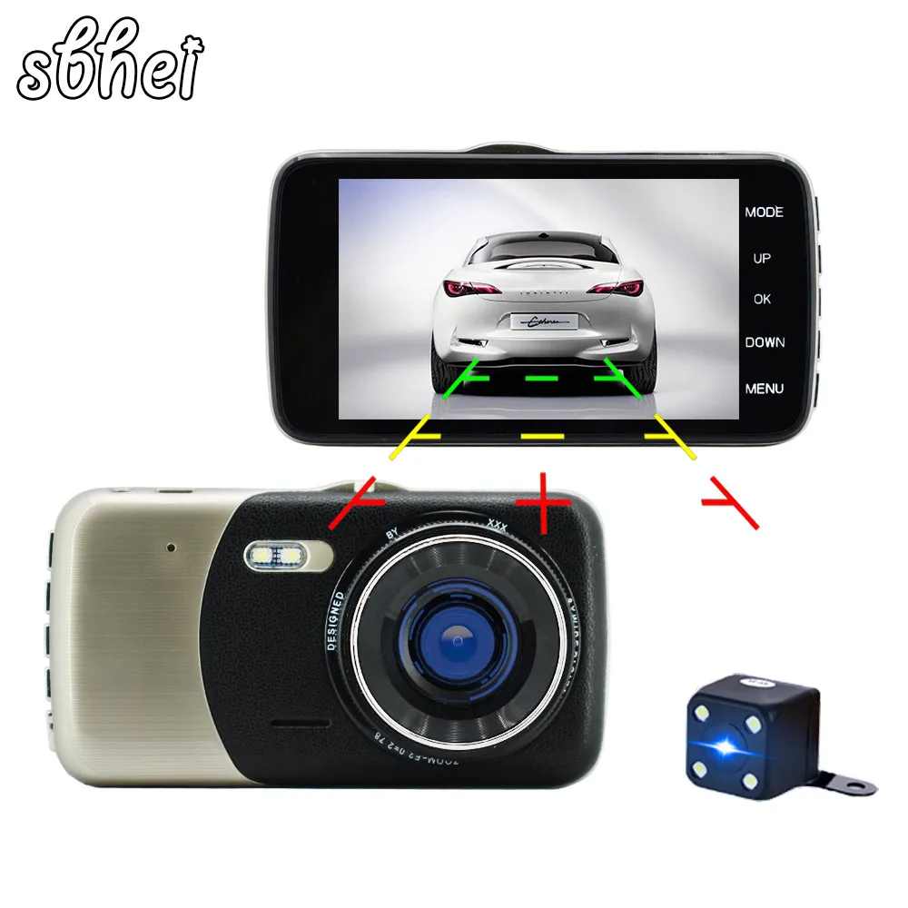 Видеорегистратор Автомобильный видеорегистратор камера Full HD 1080 P двойной