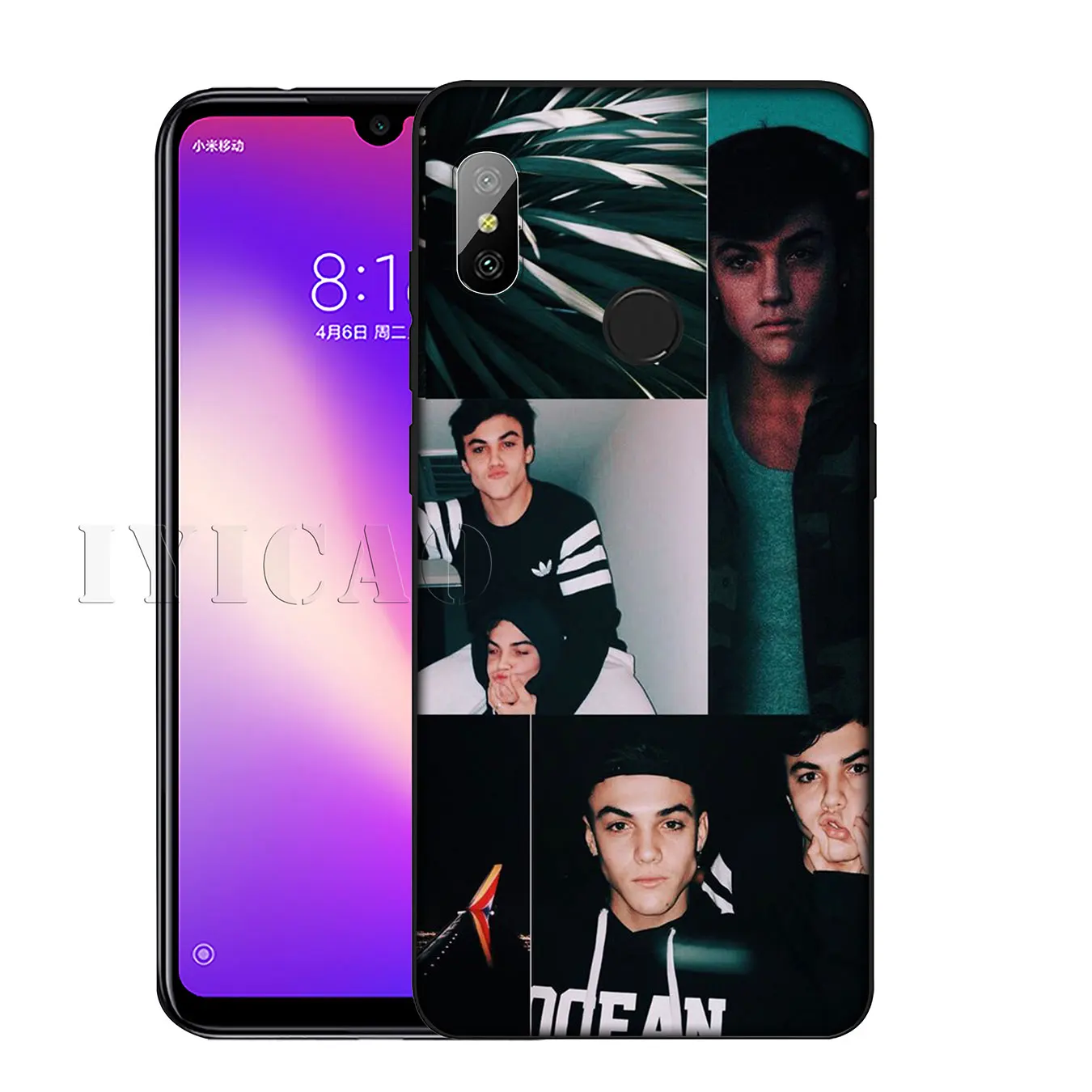 IYICAO dolan twins Coque Soft Silicone Phone Case for Xiaomi Redmi K30 K20 8A 7A 6A 5A S2 GO Note 8 8T 7 5 6 Pro Black Cover |