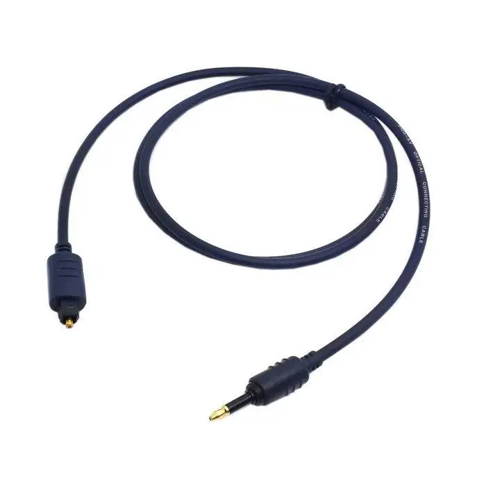 100 см для Toshiba Цифровой оптический аудио Toslink до 3 5 мм Мини кабель золотой разъем RC
